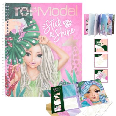 Альбом для раскрашивания TOPModel Stick & Shine 0412470