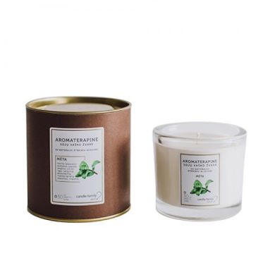 Ароматична соєва воскова свічка Candle Family Ментол MINT