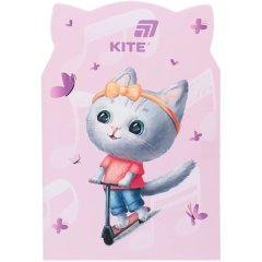 Блокнот м'яка обкладинка, 48 аркушів, Pink cat K25-461-2