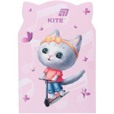 Блокнот мягкий переплет, 48 листов, Pink cat K25-461-2