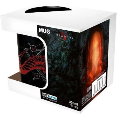 Чашка DIABLO IV Simbol Диабло 320 мл ABYMUGA353, Черный