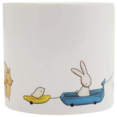 Чашка Santoro Poppi Loves Один за одним 755PL01, Білий