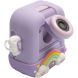 Дитяча моментальна камера Purple Unicorn / дитячий полароїд XIE SHENG TOYS M9-U