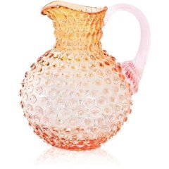 Глечик Sunrise Hobnail 2л, янтарно-рожевий KLIMCHI 16184/2000-8572/27