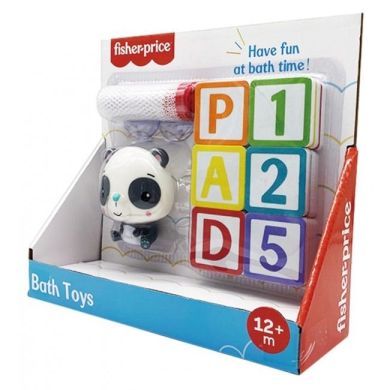 Іграшка Панда з набором літер та цифр для гри з водою, Fisher-Price GMBT004B
