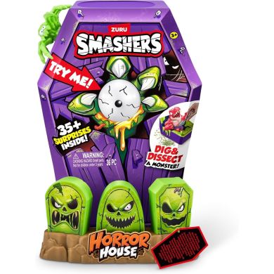 Игрушка в наборе с аксессуарами Horror House-Large Zombie/Большой Дом Ужасов Зомби Smashers 74124B
