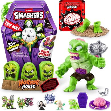 Игрушка в наборе с аксессуарами Horror House-Large Zombie/Большой Дом Ужасов Зомби Smashers 74124B