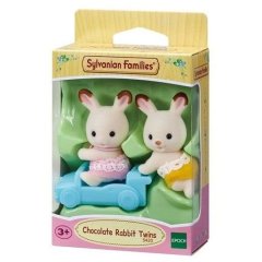 Ігровий набір Sylvanian Families Шоколадні Кролики-двійнята на машинці 5420