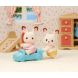 Ігровий набір Sylvanian Families Шоколадні Кролики-двійнята на машинці 5420