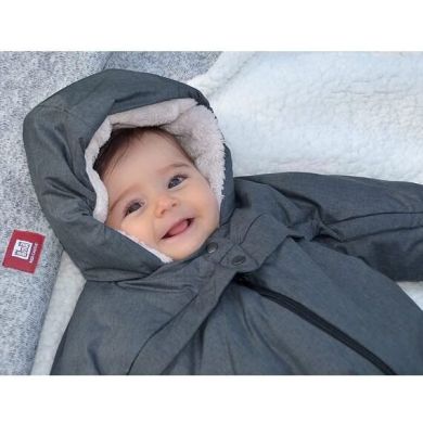 Комбінезон дитячий Combi T-zip від 0 до 6 місяців, сірий, Red Castle 0826156