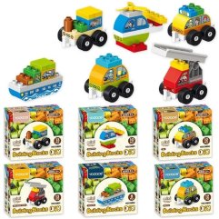 Конструктор DIY TOYS Городской транспорт-2 в ассортименте DIY TOYS CJ-3978804