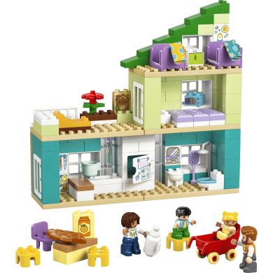 Конструктор LEGO DUPLO Town 3-в-1 Сучасний родинний будинок із фігурками 10470