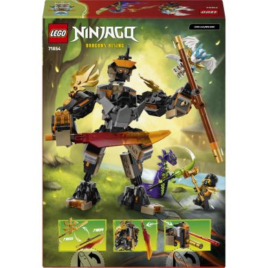 Конструктор LEGO Ninjago Робот Коула для місії і Дракон Зейн 71854