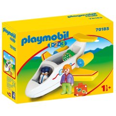 Конструктор Playmobil 1.2.3 самолет с пассажирами 70185