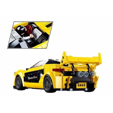 Конструктор SLUBAN M38-B0956 Model Bricks: Гоночна машина, 283 деталей