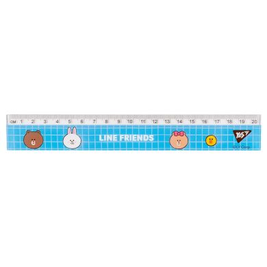 Линейка 20 см Line Friends YES 370667