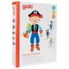 Магнитная книга goki Наряды для мальчика 58741G