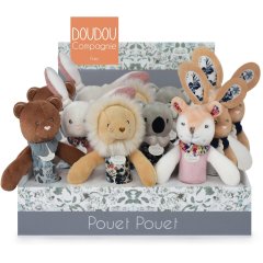 М'яка іграшка DouDou брязкальце 24 см в ассортименті DC4029