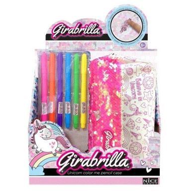 Набір для декорування Girabrilla (Гірабрілла) з пеналом та фломастерами 2558