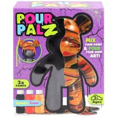 Набір для творчості Флюїд Арт Black Edition Ведмедик Моторошне частування Pour Palz GS-G87784/1