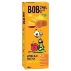 Натуральні цукерки Bob Snail Равлик Боб Манго-Яблуко 30 г 4820219345640