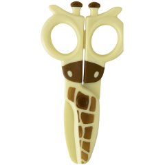 Ножиці дитячі пластикові, безпечні, 12см Giraffe KITE K22-008-03