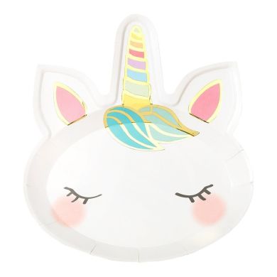 Одноразові тарілки Talking Tables We Heart Unicorns паперові 8 шт. UNICORN-PLATE-FACE