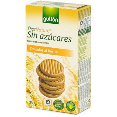 Печенье Gullon Diet Nature Dorada без сахара, 330 г T940 8410376009408