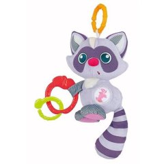 Підвіска 720020-NL WinFun на візок, єнот, брязкальце, плюш, музика, світло, батарейки, кор.