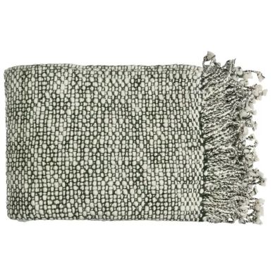 Плед вовна 170&times;130 см, зелений TRICOT POMAX 41336-GRE-10