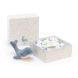 Подарочный набор Little Jellycat (Джелликэт) кит Wilbur с мягкой игрушкой и пеленкой WIL2SET, Синий