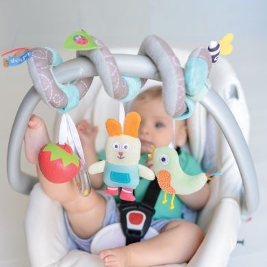 Розвивальна спіраль Taf Toys для коляски та автокрісла В садку 12105, Сірий