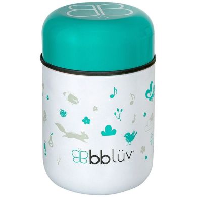 Термоконтейнер bbluv &trade; Fo&ouml;d для харчових продуктів з ложкою B0122-A, Білий
