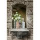 Ваза з порцеляни ATENA 3D світло-сіра M &Oslash; 13x33H Rituali Domestici U30895108P04