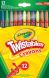 Набір воскової крейди Твіст, що викручується, 12 шт Crayola 256319.024