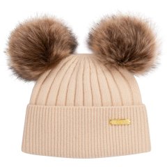 Зимняя шапка 1-2 года Beige/Бежевый Bjallra of Sweden BC1022