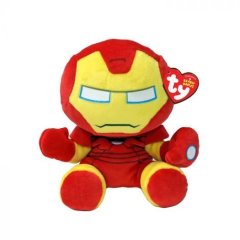 Дитяча іграшка м&rsquo;яконабивна TY Marvel Залізна людина 15 см 44005