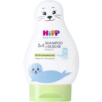 Дитячий шампунь і гель для купання HiPP Babysanft 200 мл 90124