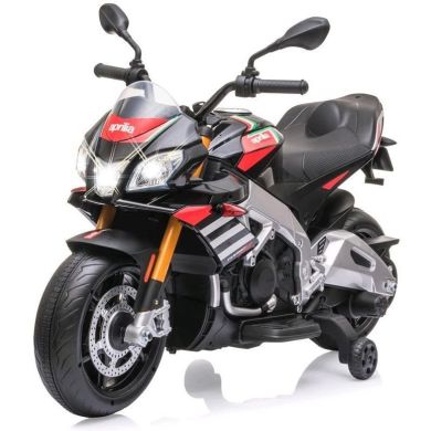 Електромотоцикл Aprilia Tuono V4 1100 RR, чорний Italy Design, 12В Jamara 46589 4042774464196