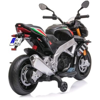 Електромотоцикл Aprilia Tuono V4 1100 RR, чорний Italy Design, 12В Jamara 46589 4042774464196