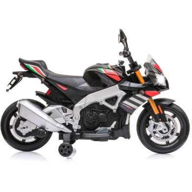 Електромотоцикл Aprilia Tuono V4 1100 RR, чорний Italy Design, 12В Jamara 46589 4042774464196