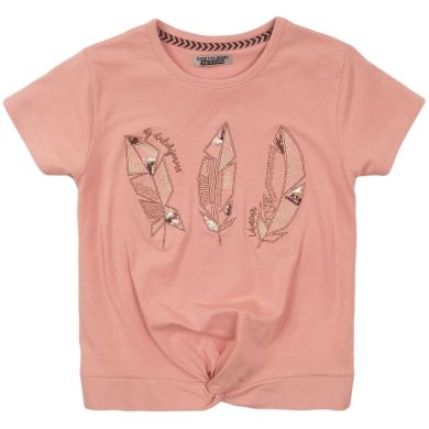 Футболка детская DJ Dutchjeans с рисунком розовая р. 140 E38007-45