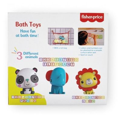 Іграшка Слоненя з набором літер та цифр для гри з водою, Fisher-Price GMBT004C