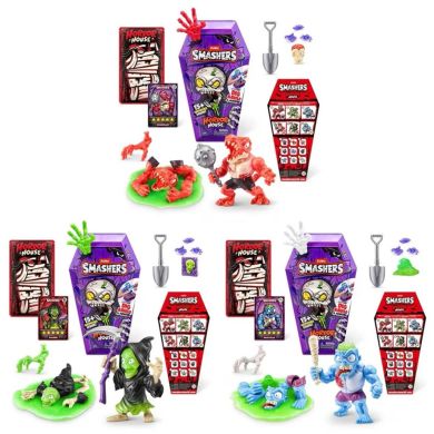 Игрушка в наборе с аксессуарами Horror House-Medium Dino/Средний Дом Ужасов Дино Smashers 74125A