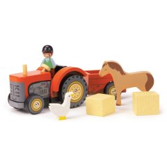 Іграшка з дерева Трактор для ферми 18+ Tender Leaf Toys TL8485