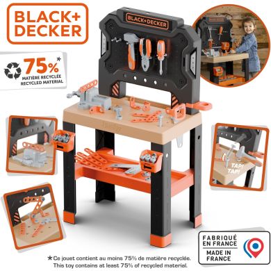 Игровой набор Блэк+Деккер. Мастерская 78 аксесс. SMOBY TOYS 7600360739