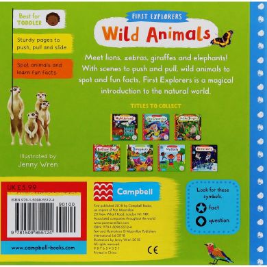 Книга First Explorers: Wild Animals 9781509855124