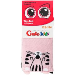 Колготы детские CK TIP-TOP 17С-60СП, р.128-134(20), 572 черный-розовый 4810226604755