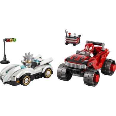 Конструктор LEGO Sonic Автомобіль Сільвера vs. монстр вантажівки Наклза 77118