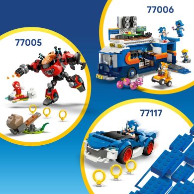 Конструктор LEGO Sonic Автомобіль Сільвера vs. монстр вантажівки Наклза 77118